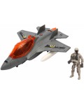 Игрален комплект Chap mei Soldier Force - Команден самолет Сокол, със звуци и светлини