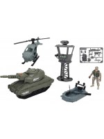 Игрален комплект Chap mei Soldier Force - Военен лагер, със звуци и светлини