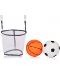 Игрален комплект Chipolino - Баскетболен кош с 2 топки и помпа