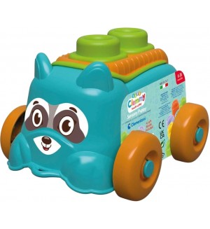 Игрален комплект Clementoni Clemmy - Sensory Puppy, кола с меки форми, асортимент