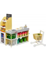 Игрален комплект Costway - Магазин с количка за пазаруване и касов апарат