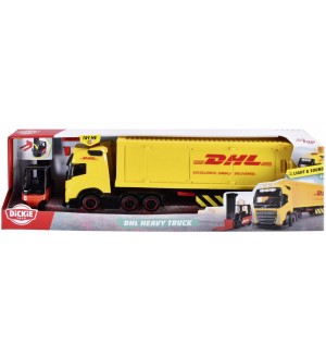 Игрален комплект Dickie Toys - Камион DHL