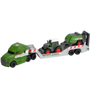 Игрален комплект Dickie Toys - Микро фермерски камион, Fendt