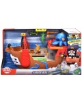 Игрален комплект Dickie Toys - Пиратска лодка, със звук и светлина