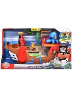 Игрален комплект Dickie Toys - Пиратска лодка, със звук и светлина