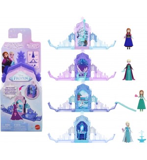 Игрален комплект Disney Frozen - Castle Pop-Ups, с кукла Анна или Елза, асортимент