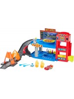 Игрален комплект Disney Pixar Cars - Race & Rescue, с количка Маккуин Светкавицата и Гуидо