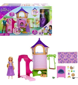 Игрален комплект Disney Princess - Кукла Рапунцел с кула
