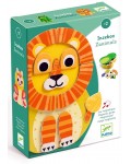 Игрален комплект Djeco- Дървени магнити, Zanimals