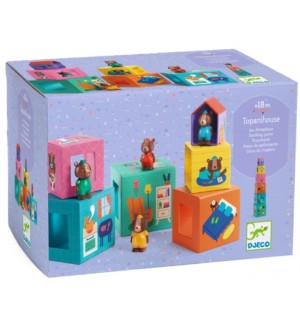 Игрален комплект Djeco - Кубчета и мечета