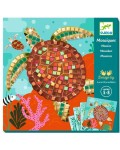 Игрален комплект Djeco - Мозайка, Карибски животни