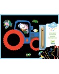 Игрален комплект Djeco - Скреч карти превозни средства