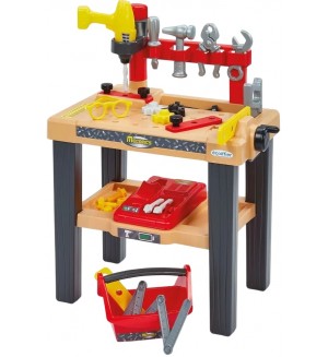 Игрален комплект Ecoiffier - Голяма работна маса, 29 части