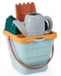 Игрален комплект Ecoiffier - Кофичка за пясъчен замък, с 2 формички, 16 cm