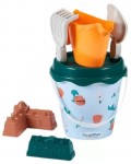 Игрален комплект Ecoiffier - Кофичка за пясък с аксесоари, Рицар, 17 cm
