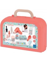 Игрален комплект Ecoiffier - Mademoiselle, куфарче за красота, 14 части