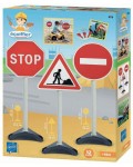 Игрален комплект Ecoiffier - Пътни знаци, 3 броя, 65 cm