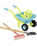 Игрален комплект Ecoiffier - Ръчна количка, лейка и инструменти