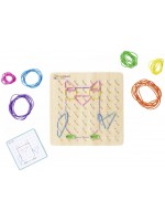 Игрален комплект Eichhorn - Монтесори геометрична дъска Игрален комплект Eichhorn - Монтесори геометрична дъска