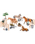 Игрален комплект Faunica - Конеферма, 25 части