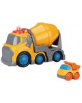 Игрален комплект Felyx Toys - Kiddy Go, бетоновоз, със светлини и звуци