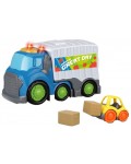 Игрален комплект Felyx Toys - Kiddy Go, карго камион, със светлини и звуци