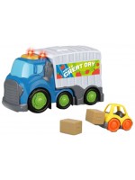 Игрален комплект Felyx Toys - Kiddy Go, карго камион, със светлини и звуци