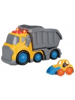 Игрален комплект Felyx Toys - Kiddy Go, самосвал, със светлини и звуци