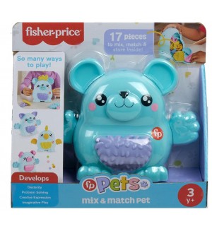 Игрален комплект Fisher Price - Домашни любимци за сглобяване