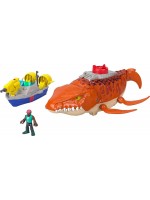 Игрален комплект Fisher Price Imaginext - Mosasurus, със звукови ефекти