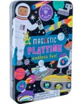 Игрален комплект Floss and Rock - Метална кутия с магнити, космос