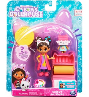 Игрален комплект Gabby's Dollhouse - Арт студиото на Габи