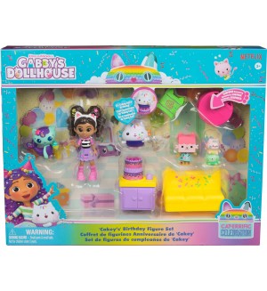 Игрален комплект Gabby's Dollhouse - Рожденият ден на Cakey 