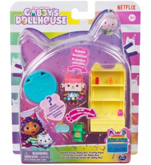 Игрален комплект Gabby's Dollhouse - Стаята на Baby box Игрален комплект Gabby's Dollhouse - Стаята на Baby box