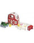 Игрален комплект Green Toys - Ферма-къщичка , 12 части