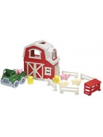 Игрален комплект Green Toys - Ферма-къщичка , 12 части