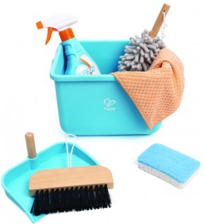 Игрален комплект HaPe International - Аксесоари за почистване, с  кофа