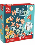 Игрален комплект Hape International - Магнитни букви, английски език