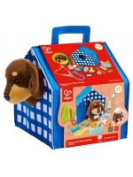 Игрален комплект Hape International - Ветеринар, 16 части