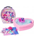 Игрален комплект Hatchimals Alive - Neon Rainbow Bestie Pool Party, с 14 аксесоара