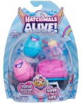 Игрален комплект Hatchimals Alive! - Столче за хранене с фигурки