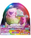 Игрален комплект Hatchimals - Яйчице изненада, Семейни приключения, оранжево