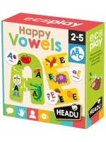 Игрален комплект Headu Happy Vowels - Щастливи гласни букви