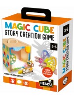 Игрален комплект Headu - Куб за създаване на вълшебни истории