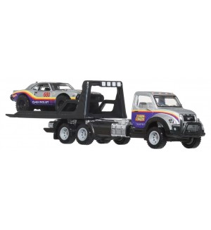 Игрален комплект Hot Wheels Car Culture - 67 Off Road Camaro и Terra-Torque, 1:64