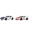 Игрален комплект Hot Wheels Car Culture - Toyota Supra & Toyota 2000 GT, 1:64