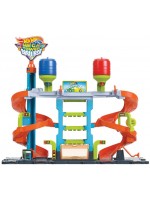Игрален комплект Hot Wheels City - Автомивка, с колички