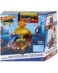 Игрален комплект Hot Wheels City - Бургер ресторант, с количка