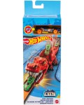 Игрален комплект Hot Wheels City - Изстрелвачка с количка, Динозавър