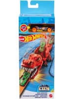 Игрален комплект Hot Wheels City - Изстрелвачка с количка, Динозавър